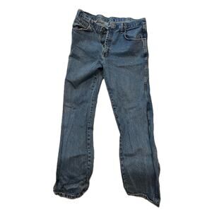 Rustler Blue Straight Leg Jeans Mens 36x34